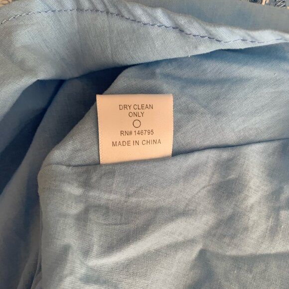 Arula 2X Light Blue Floral Dress Sleeveless Lace Mini Lined Sundress NWT - Picture 11 of 13